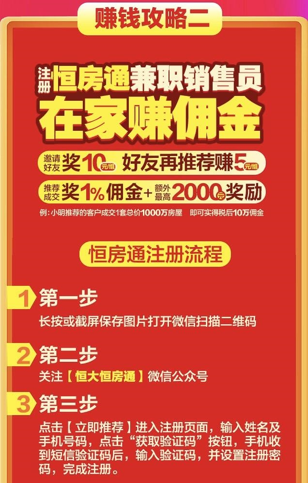 恒大全面推行网上购房：甜蜜直达有钱赚
